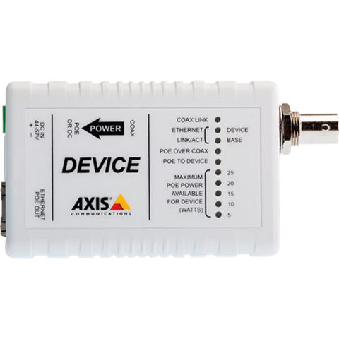 AXIS T8642 PoE+ over Coax Device Unit