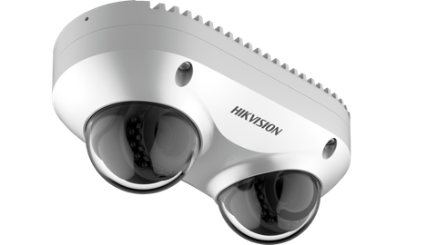 Hikvision Dual-Directional Panovu, 2 X 4MP Dual Lens, IP67, Ik10, 2.8mm