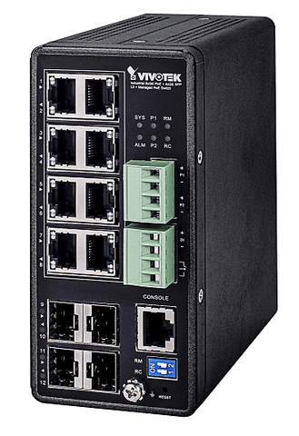 VIVOTEK AW IHT 1271 Industrial Layer 2 Switch