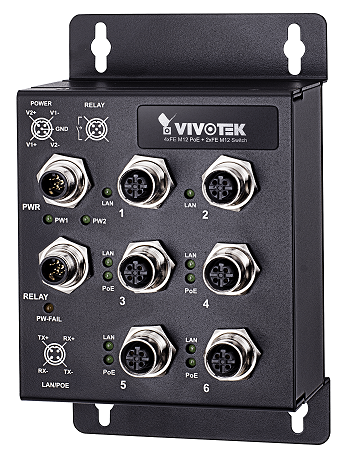VIVOTEK IHT 0602 Industrial Unmanaged M12 Switch