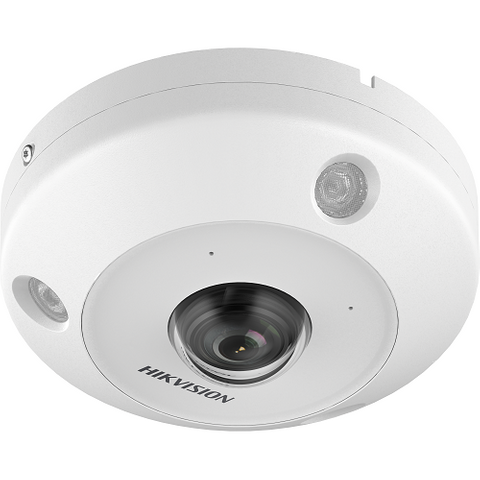 Hikvision Fisheye, 9MP 360 Degree, 2mm Lens, IR, Built In Mic, Speaker, Heatmap People Counting, IP67, Ik10 (6395)