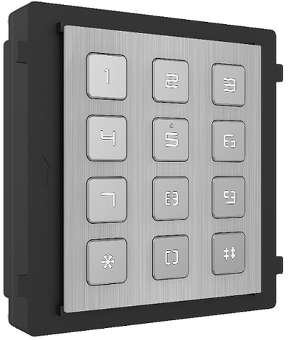 Hikvision Intercom, Gen 2, Keypad Module, Stainless Steel
