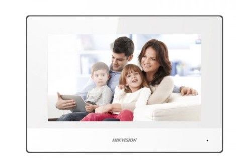 Hikvision Intercom, Gen 2, Two-Wire 7" Colour Monitor, Wifi, White