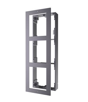 Hikvision Intercom, Gen 2, Entry Panel Surface Mounting Box, 3 Module (Kd-Acw3)