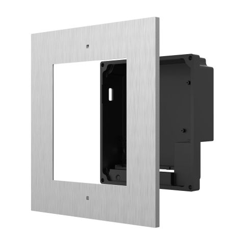 Hikvision Intercom, Gen 2, Stainless Steel, 1 Module, Flush Mount (Acf1)