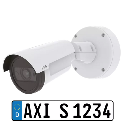 Axis P1465-Le-3 Outdoor Bullet Camera, Licence Plate Verifier Kit, 7-20M Lpr