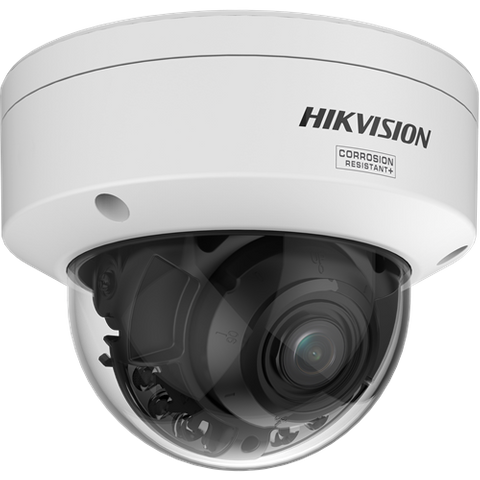Hikvision 8MP Colorvu 3.0Ai Dome, Smart Hybrid Light, Built-In Arrayed Dual Mic, Speaker, 2.7-13.5mm, Nema4X (3787)