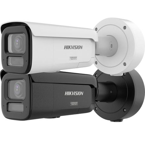 Hikvision 8MP Colorvu 3.0Ai Bullet, Smart Hybrid Light, Built-In Arrayed Dual Mic, Speaker, Active Strobe Light, 2.7-13.5mm, Nema4X (3687)